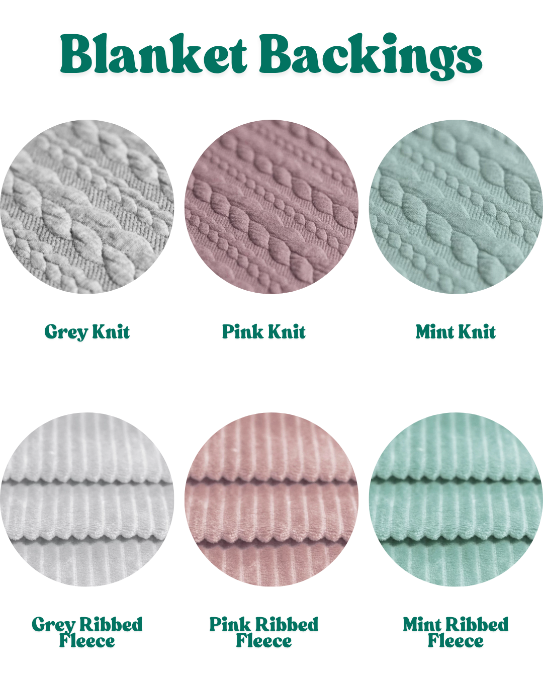 Sale Buggy Blankets - 90x60cm - Please leave a comment in the checkout with what backing you would like.
