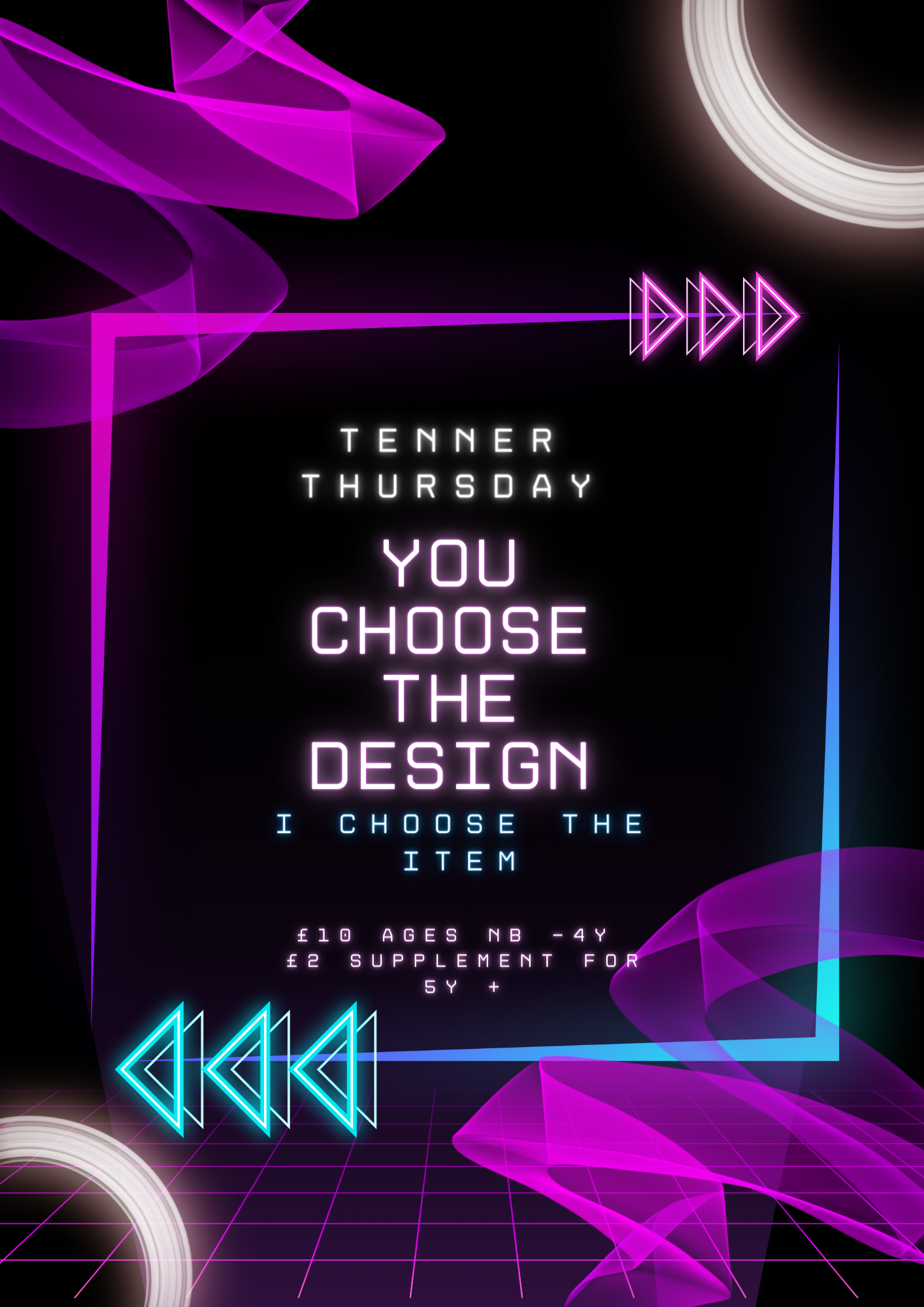 Tenner Thursday -  You choose the design - We choose the item
