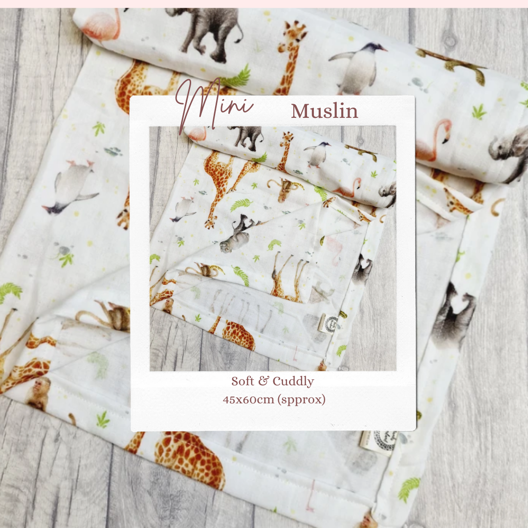 Mini Muslins - 3 for £15 - use code SAVE at the checkout