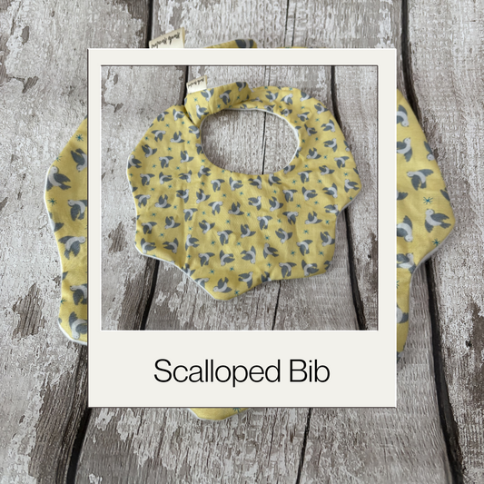 Minky Bibs - Scalloped